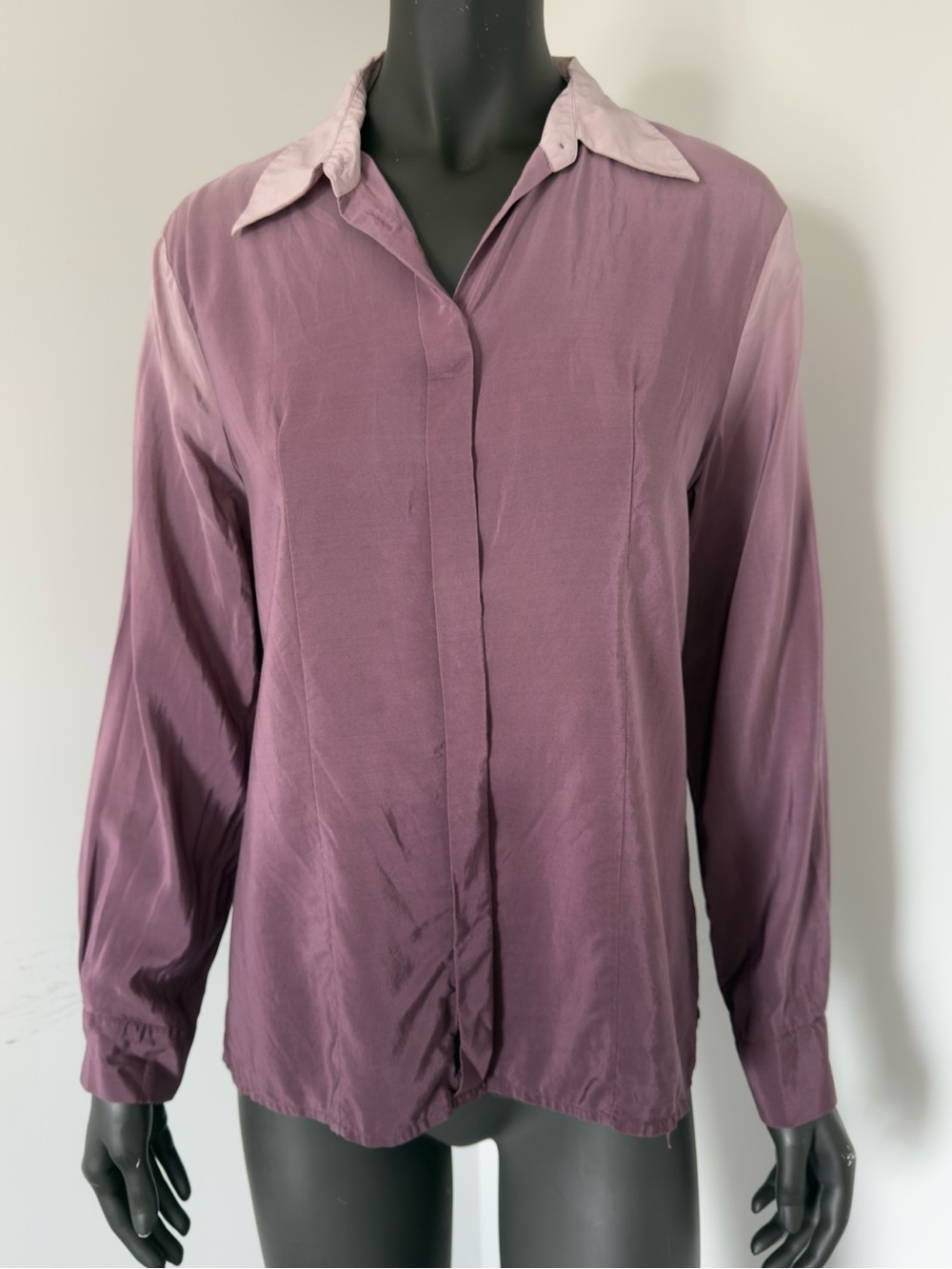 361. Fred David Silk Ombré Blouse